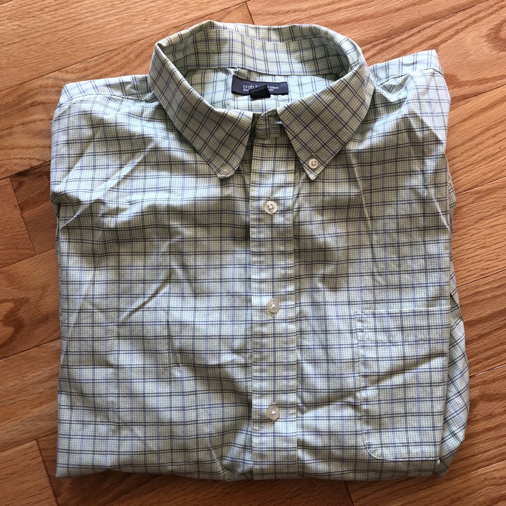 Croft and Barrow Plaid Dress Shirt